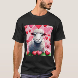 Camiseta Dia de os namorados Amor Coração Cardíaca Namorada