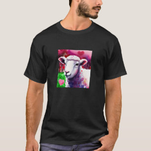 Camiseta Dia de os namorados Amor Coração Cardíaca Namorada