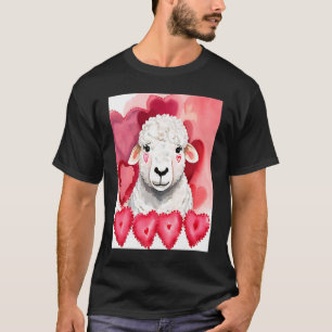 Camiseta Dia de os namorados Amor Coração Cardíaca Namorada