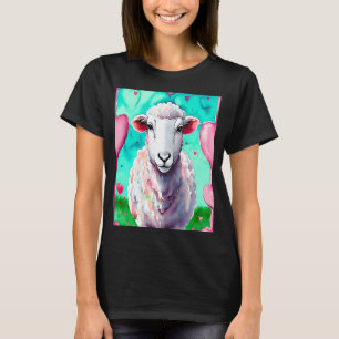 Camiseta Dia de os namorados Amor Coração Cardíaca Namorada