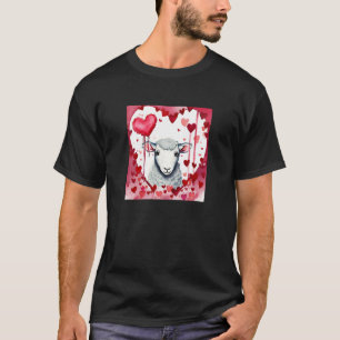 Camiseta Dia de os namorados Amor Coração Cardíaca Namorada