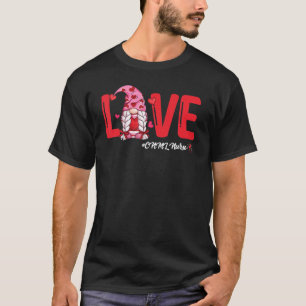 Camiseta Dia de os namorados Amor Enfermeira Enfermeira Enf