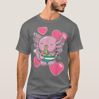 Camiseta Dia de os namorados Axolotl