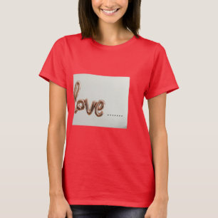 Camiseta Dia de os namorados Básica para Mulheres