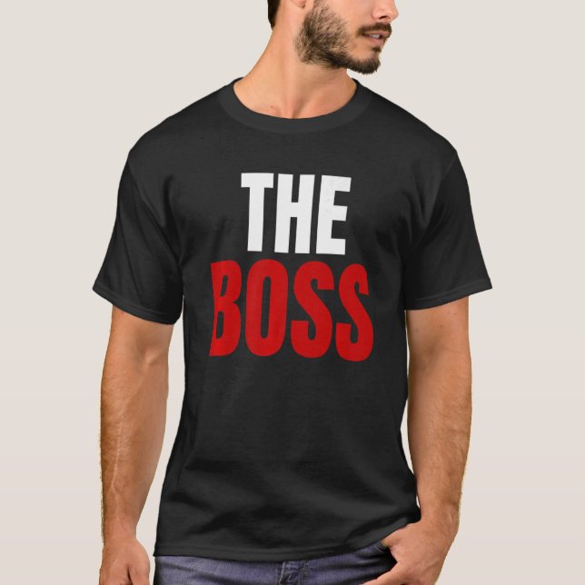 Camiseta Dia de os namorados Bonito De Chefe Masculino Para (Frente)