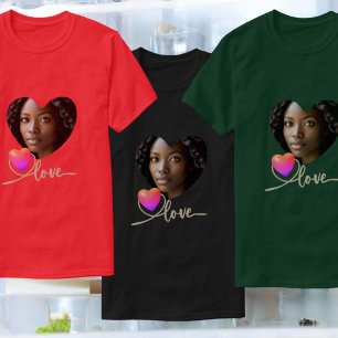 Camiseta Dia de os namorados com ave canária