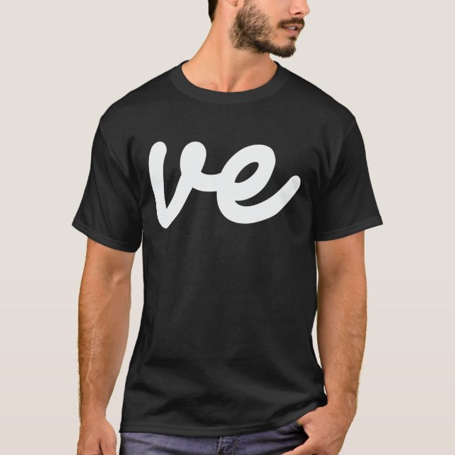 Camiseta Dia de os namorados Correspondente Casal Correspon (Frente)