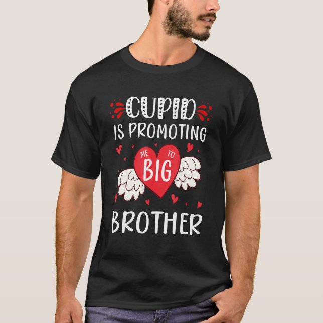 Camiseta dia de os namorados cupid está me promovendo para  (Frente)