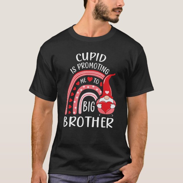 Camiseta dia de os namorados cupid está me promovendo para  (Frente)