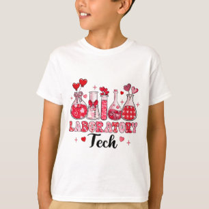 Camiseta Dia de os namorados de Corações Leopardo do Tubo d