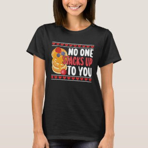 Camiseta Dia de os namorados De Crianças Pancake Ninguém Pe