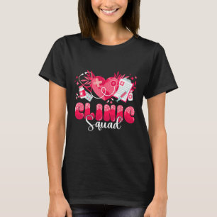 Camiseta Dia de os namorados de Enfermeira Leopardo-do-Esqu
