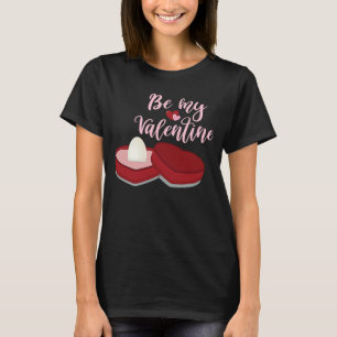 Camiseta Dia de os namorados de Memória de Ovo Caro