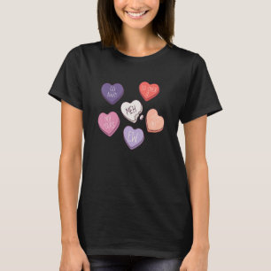 Camiseta Dia de os namorados de Ódio Cardíaco Adulto Anti-V