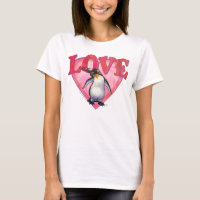 Dia de os namorados de pinguim