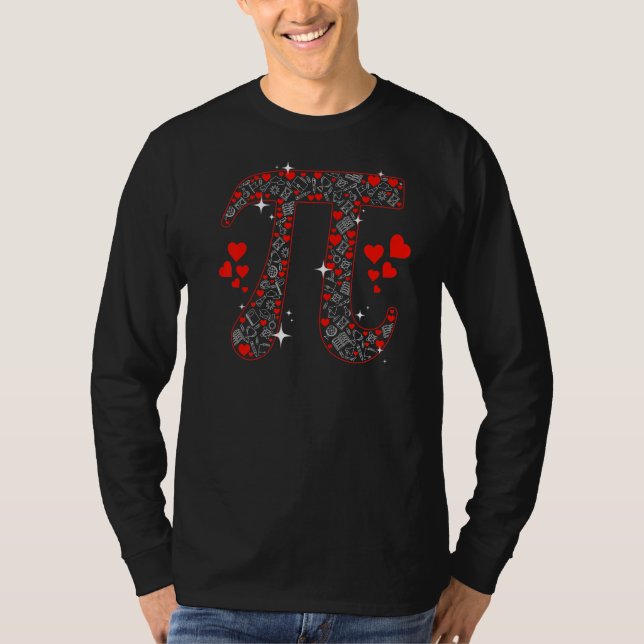 Camiseta Dia de os namorados De Professores De Matemática D (Frente)