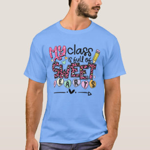 Camiseta Dia de os namorados de Professores Minha turma é C