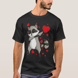 Camiseta Dia de os namorados De Raios Para Animais Da Selva