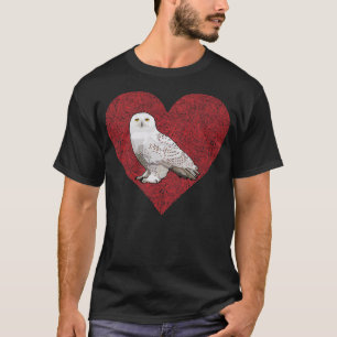 Camiseta Dia de os namorados de Snowy Owl Pul