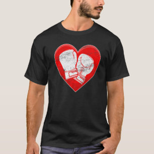 Camiseta Dia de os namorados do jogador desportivo "Cute He