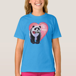 Camiseta Dia de os namorados do Urso de Panda