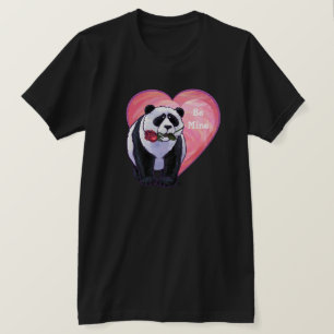 Camiseta Dia de os namorados do Urso de Panda