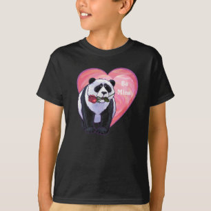 Camiseta Dia de os namorados do Urso Panda
