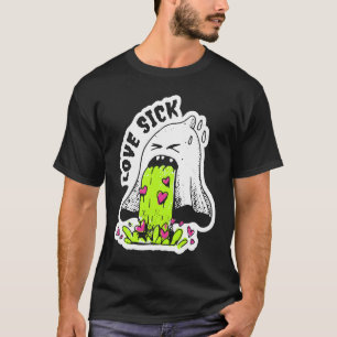 Camiseta Dia de os namorados Eek Love Anti-Valentine