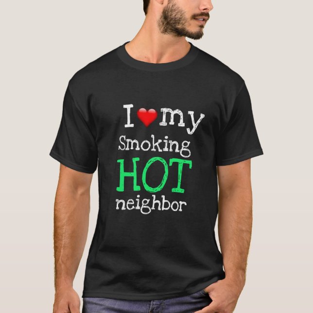 Camiseta Dia de os namorados Engraçado Novidade FUMANDO VIZ (Frente)