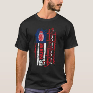 Camiseta Dia de os namorados ER Enfermeira Stethoscope band