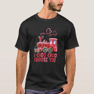 Camiseta Dia de os namorados Escolho Escolher Você Treinar