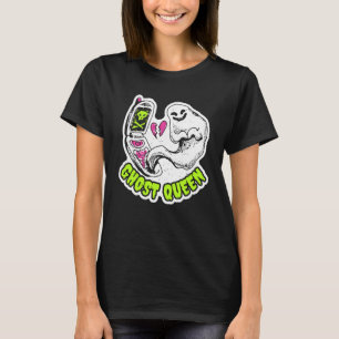 Camiseta Dia de os namorados Fantasma Rainha Anti-Valentino