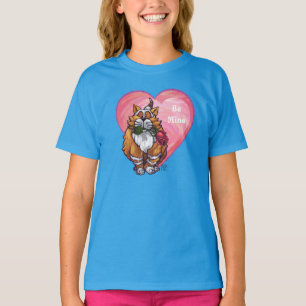 Camiseta Dia de os namorados Ginger Cat