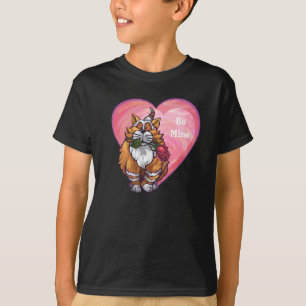 Camiseta Dia de os namorados Ginger Cat