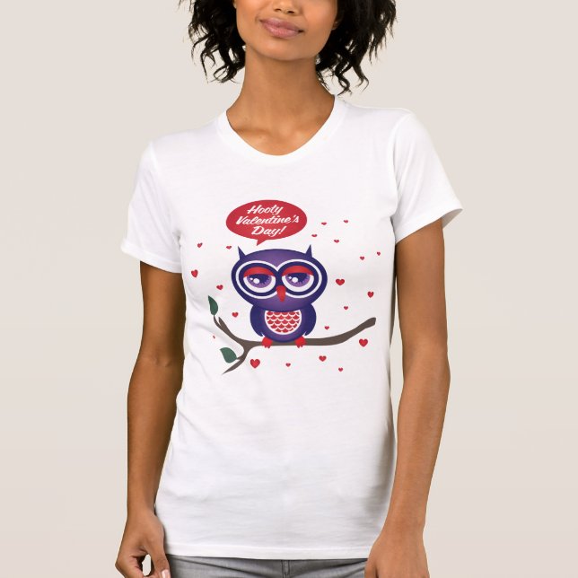 Camiseta Dia de os namorados Hooty (Frente)