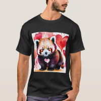 Dia de os namorados Love Heart Red Panda Namorada
