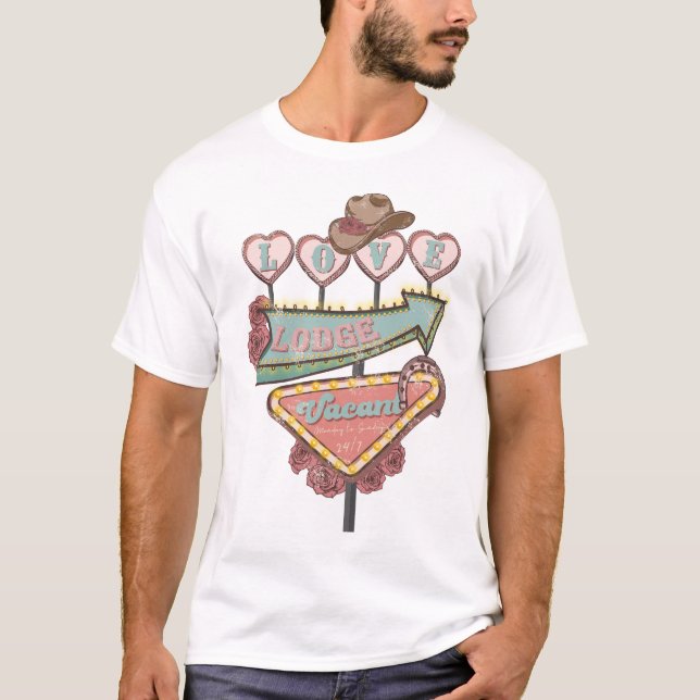 Camiseta Dia de os namorados Love Lodge (Frente)