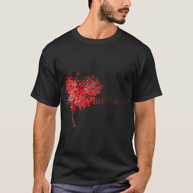 Camiseta Dia de os namorados Love Tree (Frente)