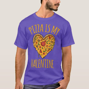 Camiseta Dia de os namorados Pizza É Meu Namorados 34375779
