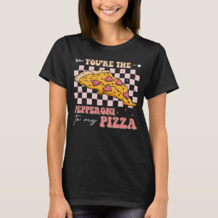 Camiseta Dia de os namorados Pizza Party Pizza Casal Pizza