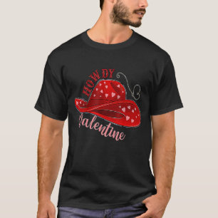 Camiseta Dia de os namorados Retro Howdy Namorados Xoxo Wes