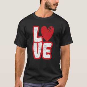 Camiseta Dia de os namorados Romântico C da Tipografia do A