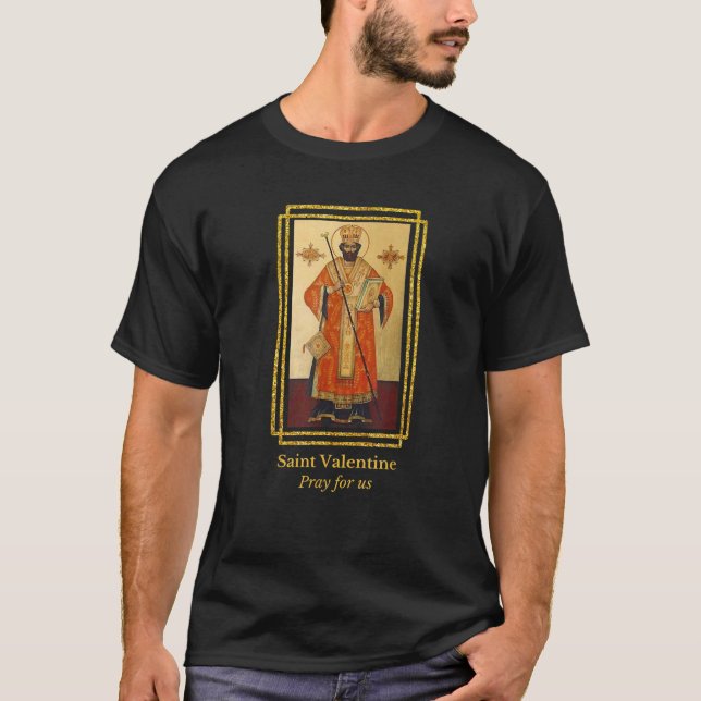 Camiseta Dia de os namorados rua Namorados Católico Christi (Frente)