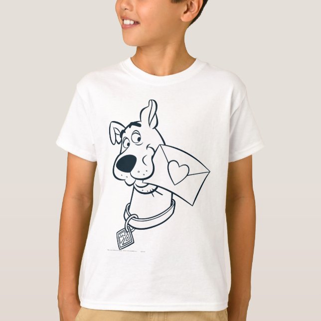 Camiseta Dia de os namorados Scooby (Frente)