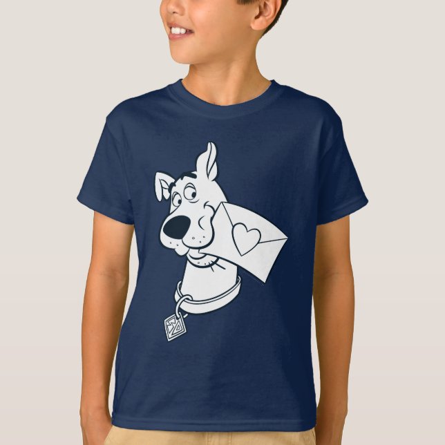 Camiseta Dia de os namorados Scooby (Frente)