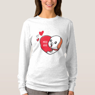 Camiseta Dia de os namorados, Srta.