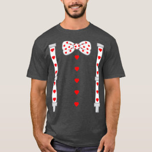 Camiseta Dia de os namorados T Arco Amarrado Com Design De