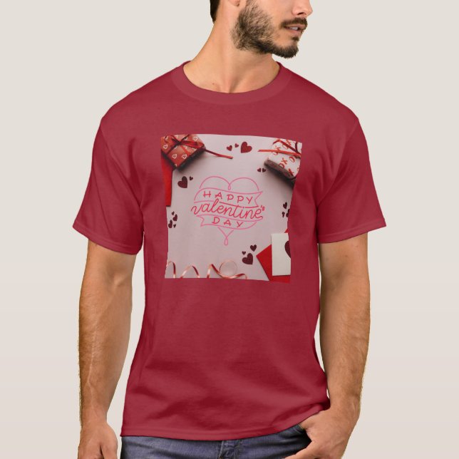 Camiseta Dia de os namorados T-Shirt (Frente)