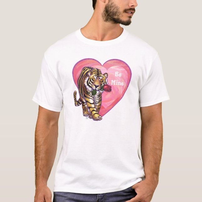 Camiseta Dia de os namorados Tiger T-Shirt (Frente)