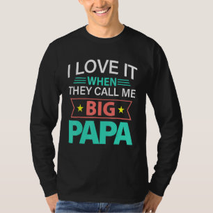 Camiseta Dia de os pais Adoro Quando Me Chamam De Pai Grand